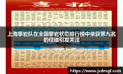 上海攀岩队在全国攀岩状态排行榜中荣获第九名的佳绩引发关注